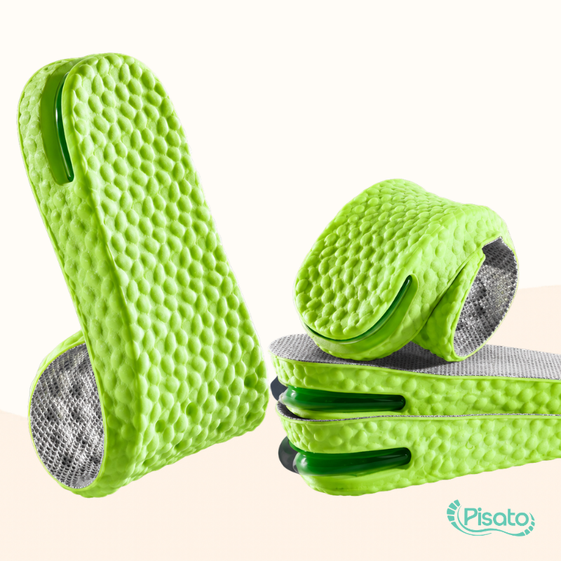 palmilha para aumentar altura, palmilha confortável, palmilha para tênis, palmilha para sapato, palmilha para botas, palmilha para botina, calçado de segurança, palmilha para uso diário, amortecimento, absorção de impacto, conforto para os pés, aliviar dores nos pés, reduzir impacto ao caminhar, alívio do cansaço dos pés, proteção para calcanhares, , fascite plantar, esporão de calcâneo, dores nos pés, trabalhar em pé, profissionais que ficam muitas horas em pé, caminhada, cápsula de ar, aumentar estatura