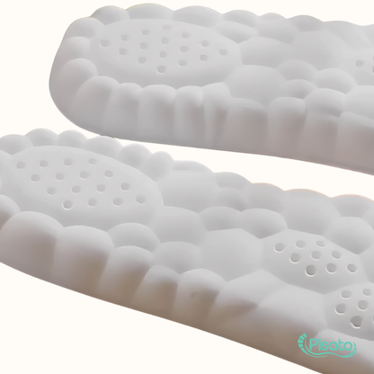 palmilha para uso diário, palmilha com amortecimento, palmilha com absorção de impacto, palmilha para caminhada, palmilha para quem fica muito tempo em pé, conforto para os pés, alívio do cansaço dos pés, alívio das dores nos pés, absorção de impacto nos pés, proteção para calcanhares, suporte para os pés, palmilha flexível, palmilha macia, fascite plantar, esporão de calcâneo, metatarsalgia, dores nos pés, melhor palmilha recortável, melhor palmilha confortável, palmilha Pisato Cloud