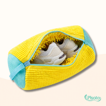 bolsa para lavar tênis, saco para lavar tênis, lava tênis, bolsa para máquina de lavar, proteção para tênis na lavagem, lavar tênis na máquina, lavar calçados na máquina, proteger tênis durante a lavagem, evitar deformação do tênis, evitar danos ao tênis, preservar o formato do tênis, limpeza de tênis, limpeza de calçados, lavagem segura de tênis, bolsa acolchoada para tênis, bolsa reutilizável para lavagem, proteger calçados, tênis limpo sem danos, lavagem de tênis esportivos, lavagem de sapatênis