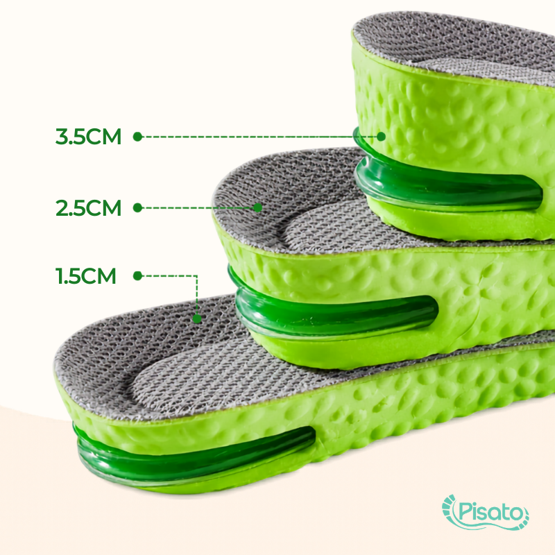 palmilha para aumentar altura, palmilha confortável, palmilha para tênis, palmilha para sapato, palmilha para botas, palmilha para botina, calçado de segurança, palmilha para uso diário, amortecimento, absorção de impacto, conforto para os pés, aliviar dores nos pés, reduzir impacto ao caminhar, alívio do cansaço dos pés, proteção para calcanhares, , fascite plantar, esporão de calcâneo, dores nos pés, trabalhar em pé, profissionais que ficam muitas horas em pé, caminhada, cápsula de ar, aumentar estatura