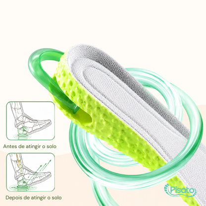 palmilha para aumentar altura, palmilha confortável, palmilha para tênis, palmilha para sapato, palmilha para botas, palmilha para botina, calçado de segurança, palmilha para uso diário, amortecimento, absorção de impacto, conforto para os pés, aliviar dores nos pés, reduzir impacto ao caminhar, alívio do cansaço dos pés, proteção para calcanhares, , fascite plantar, esporão de calcâneo, dores nos pés, trabalhar em pé, profissionais que ficam muitas horas em pé, caminhada, cápsula de ar, aumentar estatura