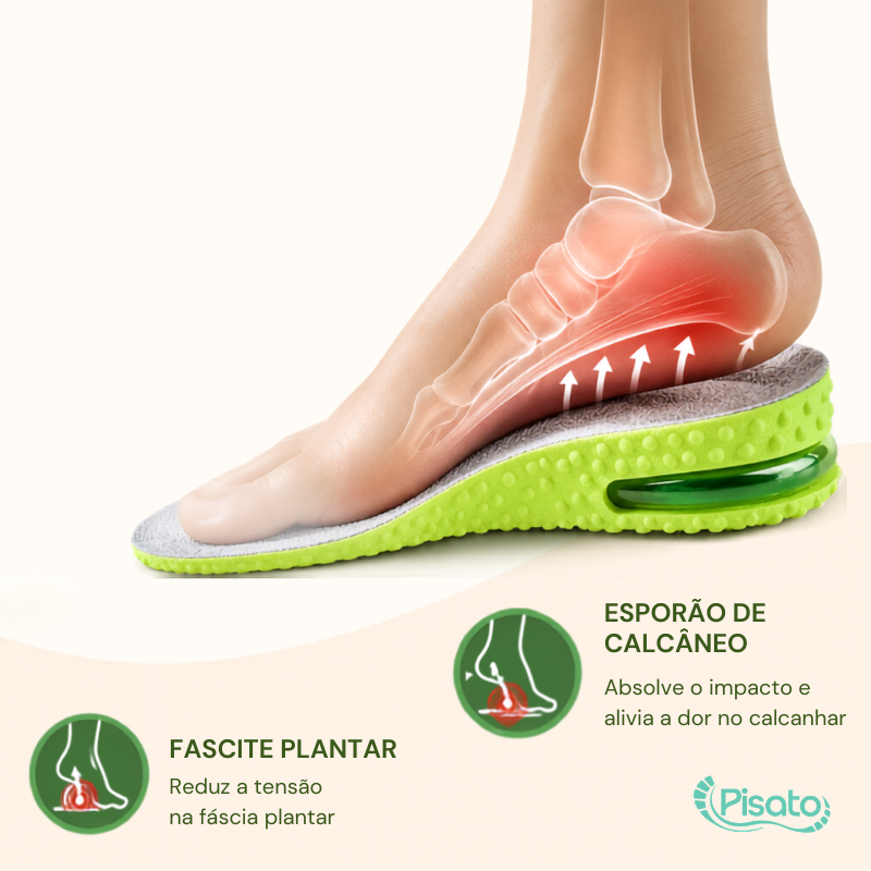 palmilha para aumentar altura, palmilha confortável, palmilha para tênis, palmilha para sapato, palmilha para botas, palmilha para botina, calçado de segurança, palmilha para uso diário, amortecimento, absorção de impacto, conforto para os pés, aliviar dores nos pés, reduzir impacto ao caminhar, alívio do cansaço dos pés, proteção para calcanhares, , fascite plantar, esporão de calcâneo, dores nos pés, trabalhar em pé, profissionais que ficam muitas horas em pé, caminhada, cápsula de ar, aumentar estatura