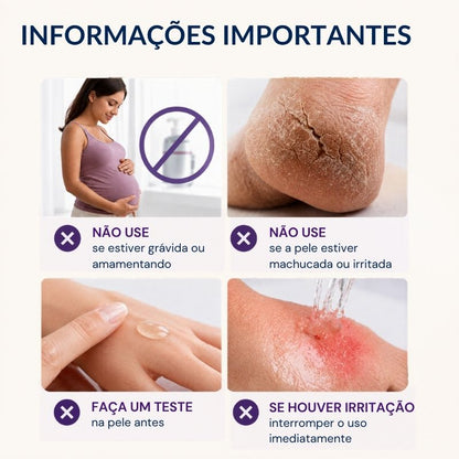 Máscara Peeling Renovadora para os Pés