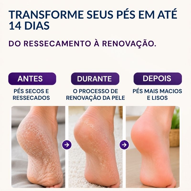 Máscara Peeling Renovadora para os Pés