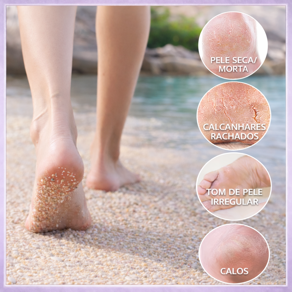 máscara peeling para os pés, meia esfoliante para os pés, peeling para os pés, máscara esfoliante para os pés, remover pele morta dos pés, eliminar calosidades, remover pele ressecada, tratamento para pés ressecados, hidratação dos pés, pés macios, pés lisos, renovar a pele dos pés, remover asperezas, calcanhares rachados, descamação dos pés, esfoliação dos pés, cuidados com os pés, tratamento para calcanhares, máscara para pés, peeling químico para os pés, Pisato Máscara Peeling para os Pés